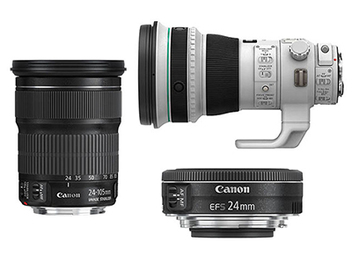 Canon 新鏡頭規格曝光：24mm F2.8、24-105mm F3.5-5.6、400mm F4