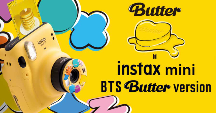 BTS x instax Butter mini11 上市發售，建議售價NT$ 3,600