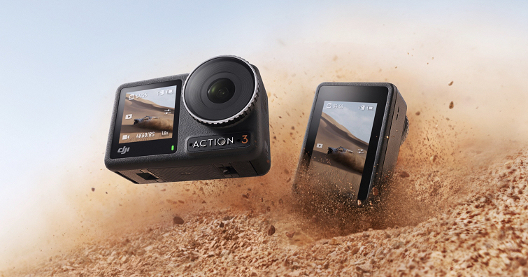 DJI發布新一代運動攝影機Osmo Action 3！支援4K 120P錄製，續航力更長