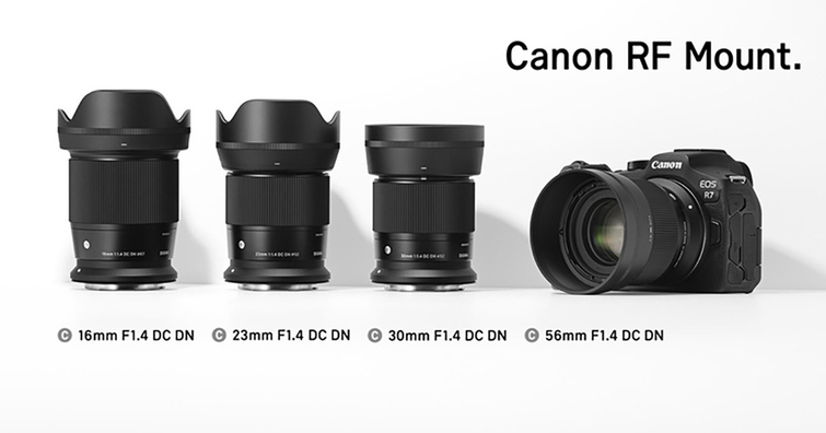 SIGMA 公告 Canon RF 卡口版本 16mm F1.4、23mm F1.4 將在 1 月 23 日上市！