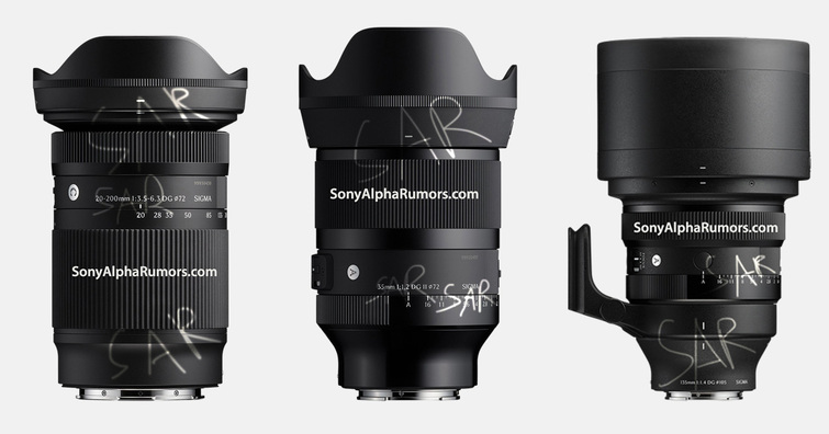 Sigma 20-200 mm 與 35 mm F1.2 II 首張洩圖曝光！全片幅鏡頭又多了新選擇